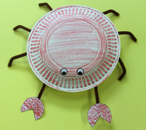 Paper Plate Crab